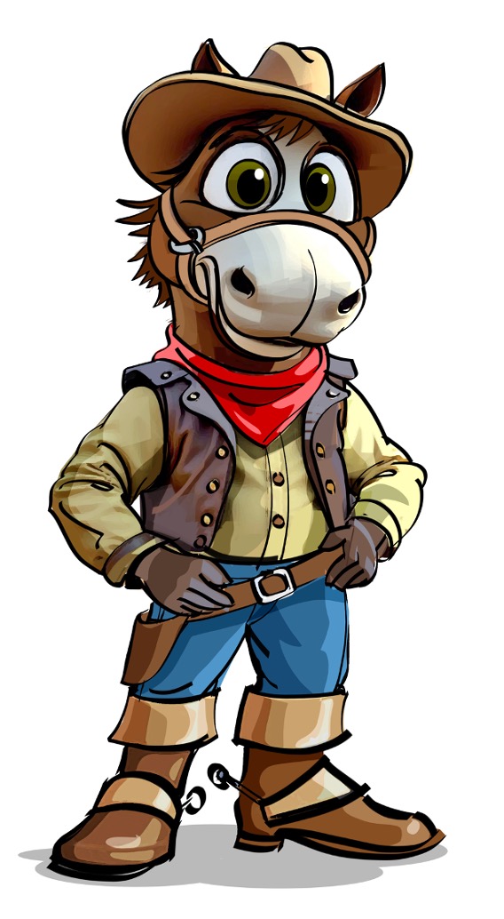 Buck horse